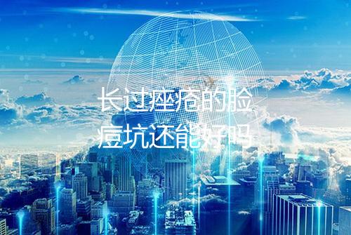 长过痤疮的脸痘坑还能好吗