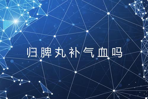 归脾丸补气血吗
