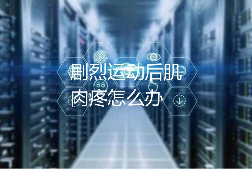 剧烈运动后肌肉疼怎么办