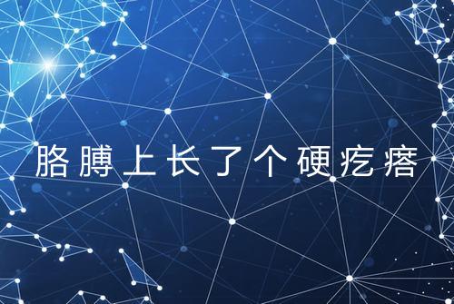 胳膊上长了个硬疙瘩