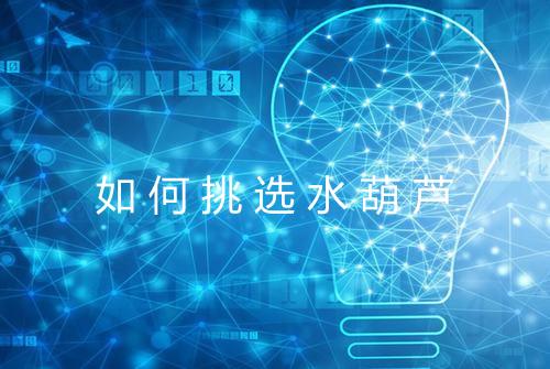 如何挑选水葫芦