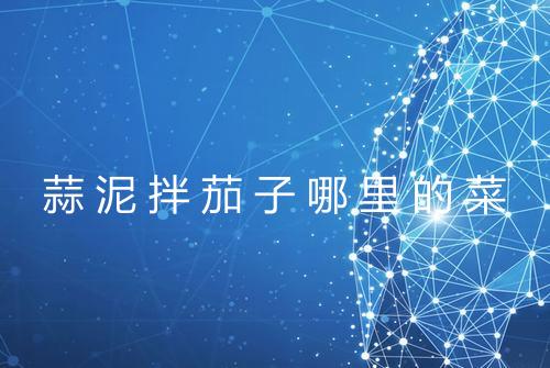 蒜泥拌茄子哪里的菜