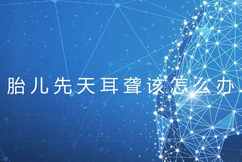 胎儿先天耳聋该怎么办