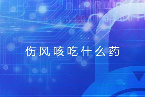 伤风咳吃什么药