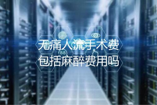 无痛人流手术费包括麻醉费用吗