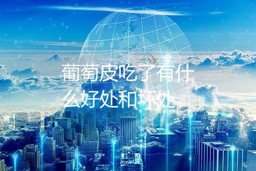 葡萄皮吃了有什么好处和坏处