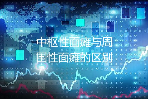中枢性面瘫与周围性面瘫的区别