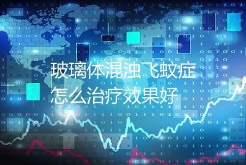 玻璃体混浊飞蚊症怎么治疗效果好