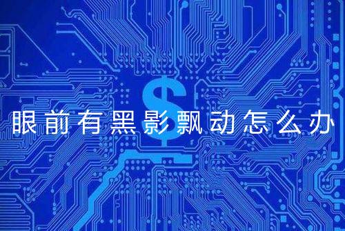 眼前有黑影飘动怎么办