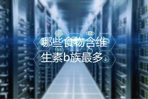 哪些食物含维生素b族最多