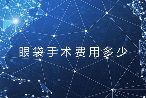 眼袋手术费用多少